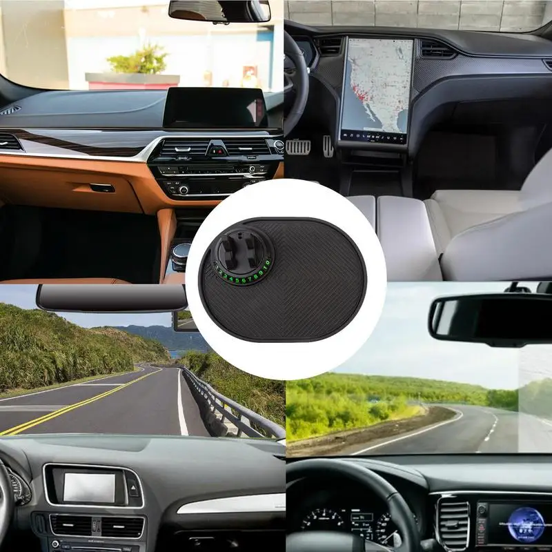 רב תפקודי ברכב נגד החלקה מחצלת אוטומטי מחזיק טלפון GPS ניווט אחסון כרית הפנים המכונית אביזרים לוח המחוונים במכונית