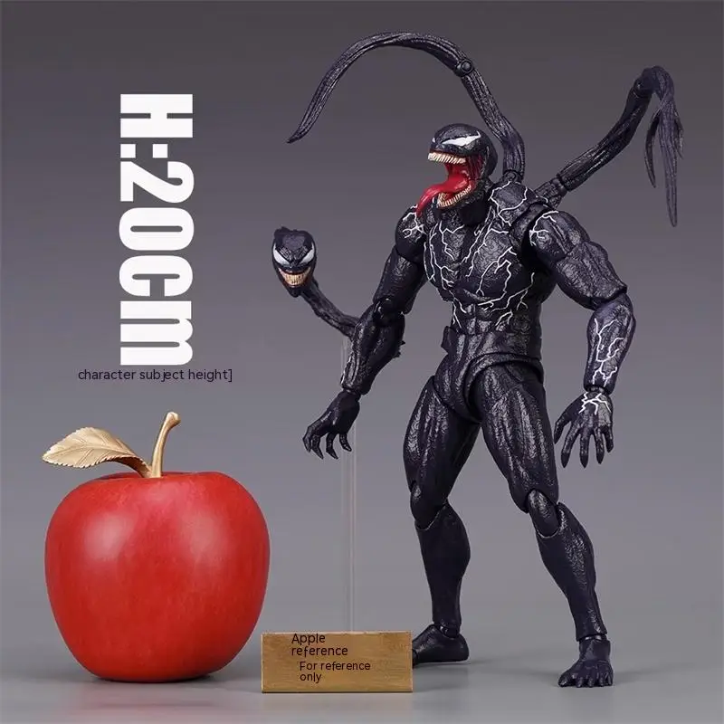 SHF ארס 2 איור Symbiot מארוול יוצא דופן איש העכביש משותפת מטלטלין הסרט עבודת יד אופי מודל צעצועים ילד מתנות