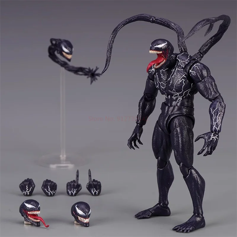 SHF ארס 2 איור Symbiot מארוול יוצא דופן איש העכביש משותפת מטלטלין הסרט עבודת יד אופי מודל צעצועים ילד מתנות