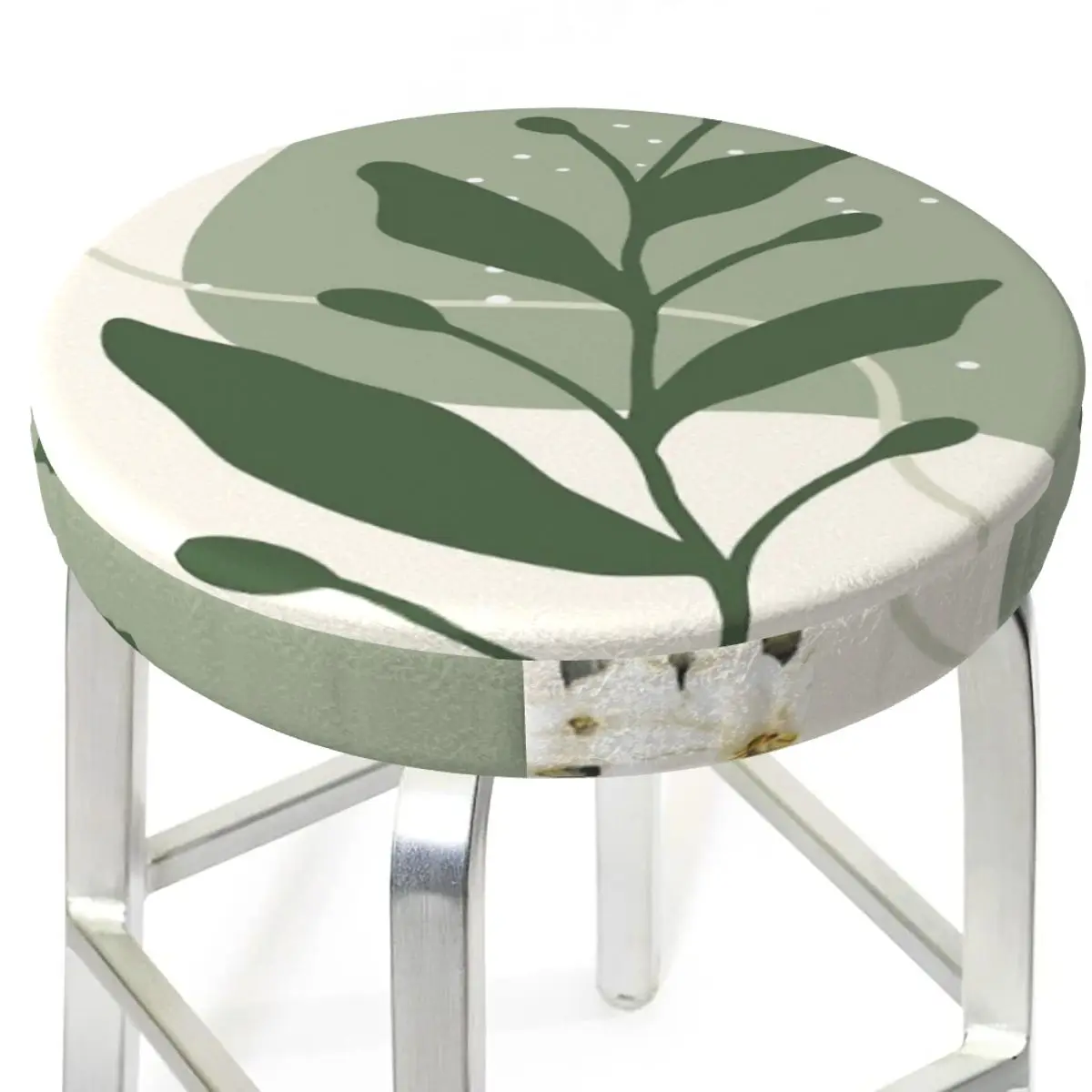 אורגני בוהו אמנות מקורית עיצוב בוטני עלה בר עגול כסא כרית כיסוי חגיגי עיצוב מנחם מתאים מסעדה