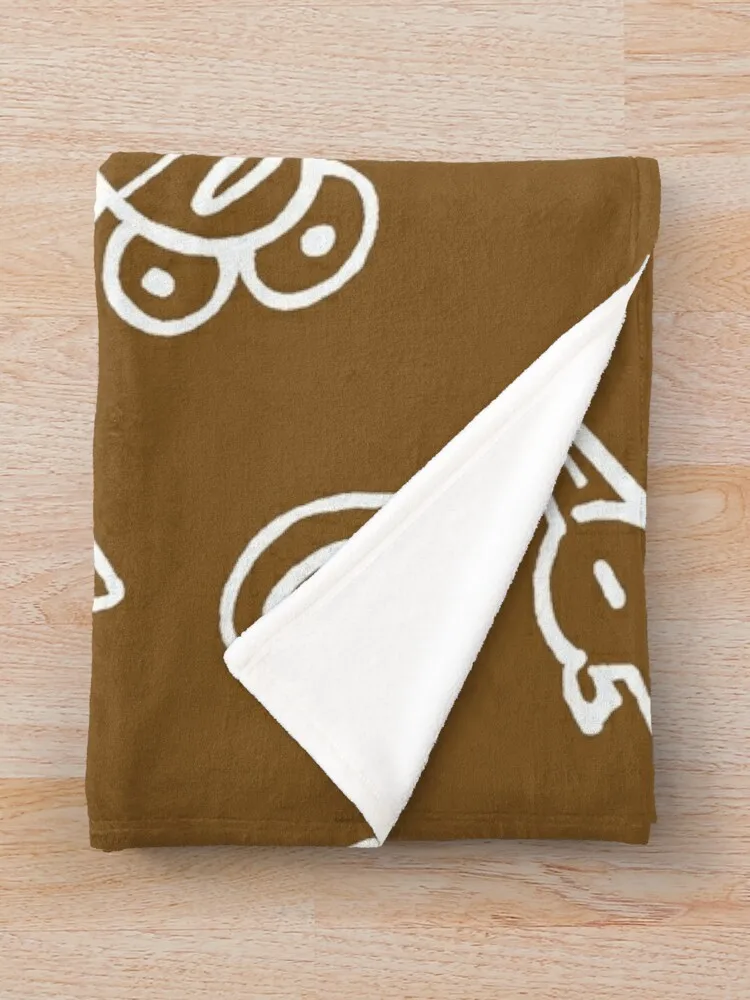 משבט סמלים לזרוק את השמיכה המשובצת על הספה כבד שמיכה