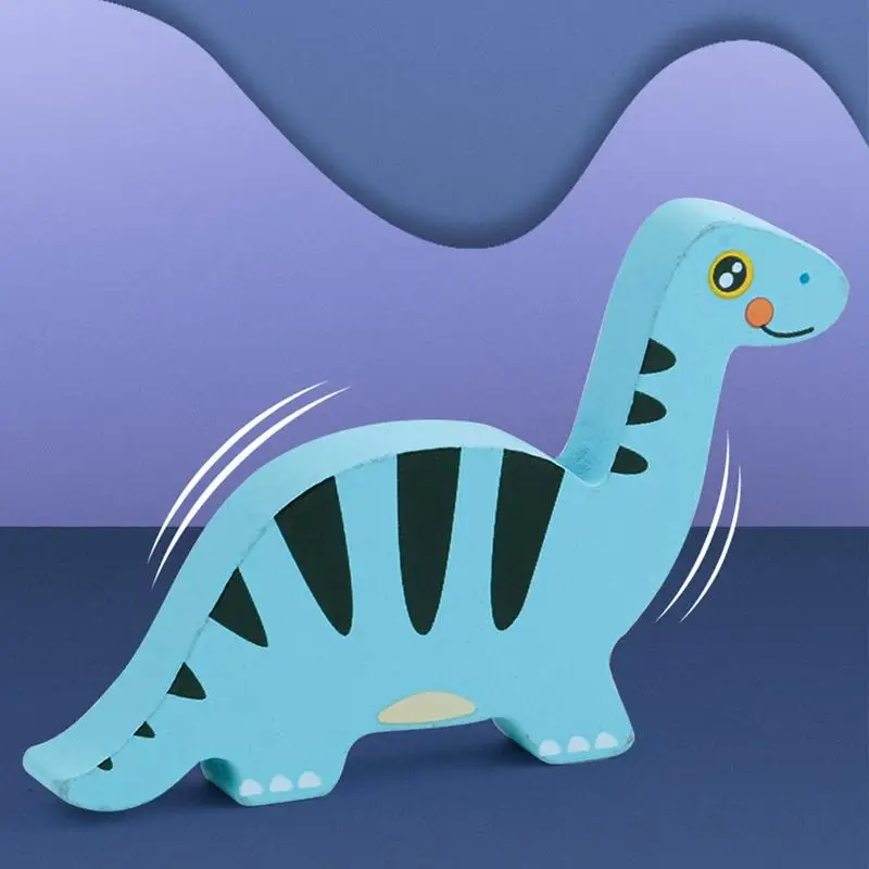 דינוזאור חידות לילדים בגילאים 3-5 עץ חיים פאזל החינוך של מונטסורי לגן צעצועים מתנות צבעים צורות & 