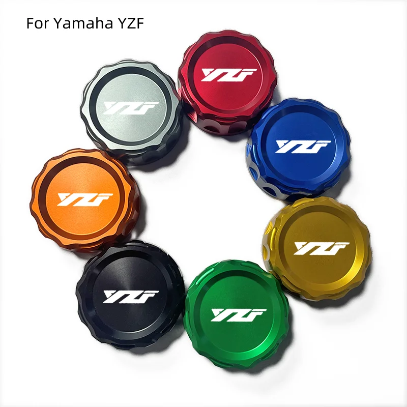 על ימאהה YZF-R3 R25 R6 R1 2013-2019 2022 2023 אופנוע CNC אלומיניום אחורי נוזל בלם גליל מאסטר מאגר קאפ כיסוי