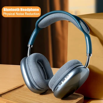 אוזניות אלחוטיות Bluetooth פיזיים להפחתת רעש אוזניות סטריאו אוזניות עבור טלפון, מחשב המשחקים האוזנייה על הראש מתנה