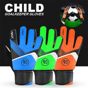 ילדים האצבע הגנה כדורגל כפפות למבוגרים סדרת כדורגל כפפות שוער לילדים Luvas De Futebol נגד החלקה כדורגל כפפות