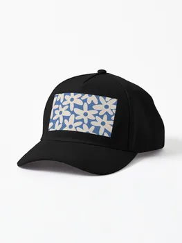 דייזי זמן רטרו חמוד דפוס פרחוני בקיץ כובע כחול של חיל האוויר צבאי טקטי כובעי מורדי