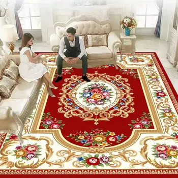 יוקרה אירופאית השטיח בסלון הבית השינה שטיחים שטח גדול חדר ישיבות מחצלת עיצוב חדר השינה המודרני טרקלין השטיח לשטיח