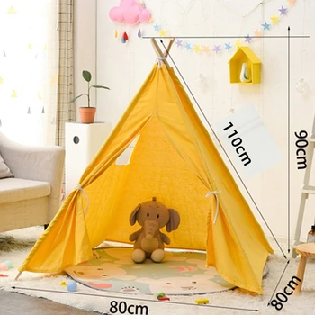 קיפול הודי לילדים קמפינג אוהל באמצע קל להתקנה ילדים אוהלים מקורה משחק בית תינוק תינוק מתנת יום הולדת 1.1 מ ' 텐트