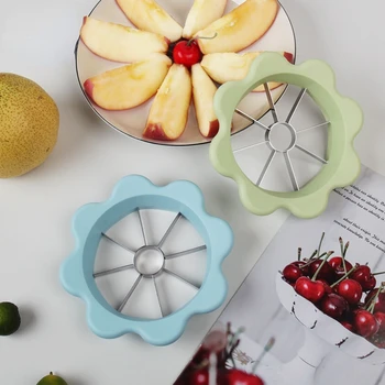 אפל חותך בסכין Corers פירות מבצעה Multi-פונקציה תפוח אגס לחתוך חותך מטבח בישול ירקות המסוק כלים