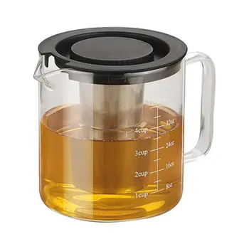 תה קר ברוור מכונת קפה 1.2 L כוס תה ברואר ו-רשת סינון קר לחלוט קנקן ומכונת קפה מייסון צנצנת הקפה.