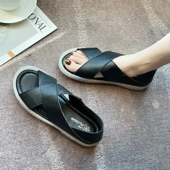 סקסי נשים נעלי הליכה נעליים להחליק על נעלי נשים סנדל הנעלה הנשי קיץ נשים סנדלים מזדמנים