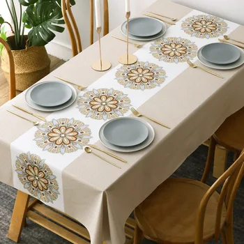 PVC עמיד למים שולחן האוכל בד, האירופי, האמריקני מלון מפת שולחן, איסוף, חג, ערב, מסעדה, ארוחת לכסות c