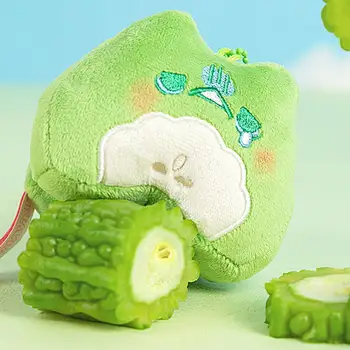 רך צפרדע צעצוע מקסים Kawaii צפרדע קטיפה Keyring מובנה עם המשרוקית דקורטיביים הבובה על תרמילים מתנות לילדים