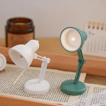 יצירתי אור LED לילה מיני קטן מתקפל מנורת שולחן מנורת שולחן מתכווננת אור קריאה מחקר משרד העבודה עיצוב חדר השינה