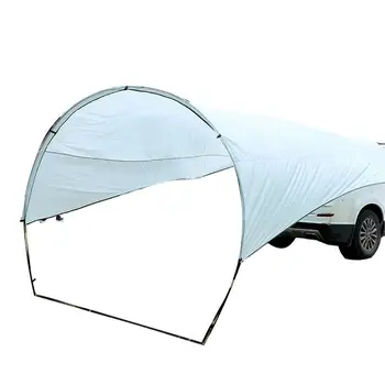 רכב עם גגון השמש מקלט המכונית בצל חופה עבור קמפינג מחנאות אוהלים משקל הרכב סוכך עבור קמפינג נסיעות חירום באגים