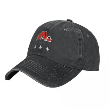 משחק בייסבול, כובעים כובעי וינטג ' קוויבק הוקי רטרו Nordiques כובע בוקרים על אדם היפ הופ כובעי דרמה