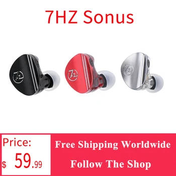 7HZ Sonus 1DD+1BA היברידית IEM HiFi ב-האוזן אוזניות עם להסרה באיכות גבוהה מצופה כסף OCC כבלים Audiophile מוזיקאי