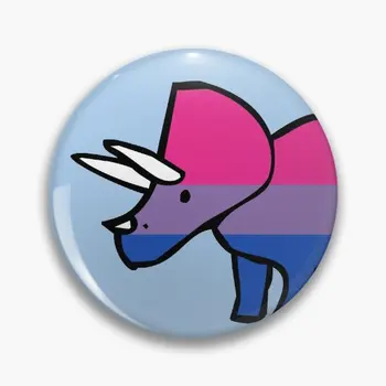 Biceratops דו טריצרטופס רך כפתור Pin תכשיטי אופנה כובע בגדים יצירתיים המאהב עיצוב מצחיק צווארון קריקטורה הסיכה
