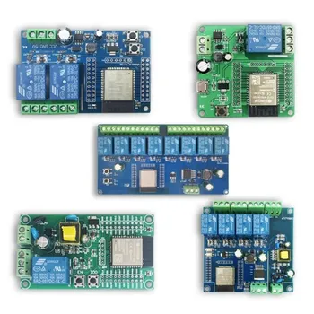 AC / DC המופעלים על אספקת WIFI Bluetooth זוג Singl-ערוץ ממסר מודול ESP32-C3/ESP-C3-12ו פיתוח לוח Arduino