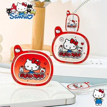Sanrio הלו קיטי מטען כיסוי מגן Kawaii אנימה חמודה תלמיד Iphone 20 18W נתונים קו הגנה צעצועים בנות מתנות