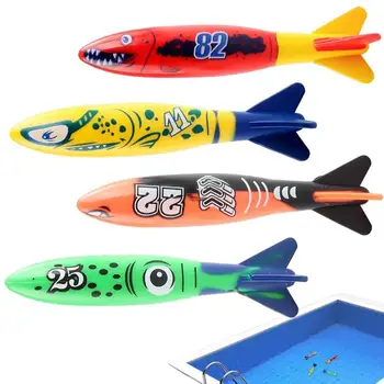 צלילה צעצועים בריכת שחייה צלילה צעצועים צלילה כריש עצם דג מדוזה טורפדו בריכה צעצועים לילדים בנות מתחת למים משחקים