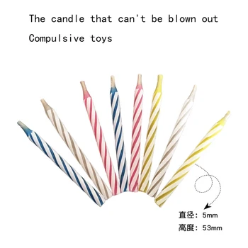 חדש מוזר ומעניין מסודר צעצועים מכבה את נרות יום הולדת נרות יצירתית מסודר צעצועים קסם אביזרים לילדים צעצועים