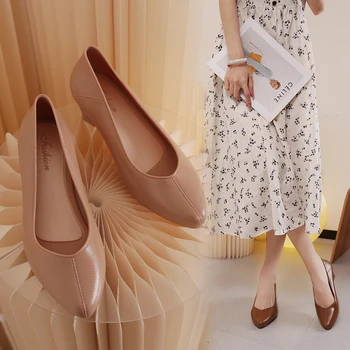 2023 אופנה נשים משאבות אביב קיץ עקבים גבוהים מסיבת נעלי אישה מיקרופייבר נקבה מותג הנשף נעליים