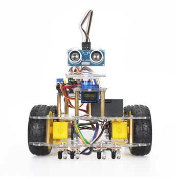 חכם רובוט ערכת רכב עבור Arduino תכנות פרויקט DIY Starter Kit ילדים לימודי רובוטיקה ערכות עבור Arduino למידה להגדיר