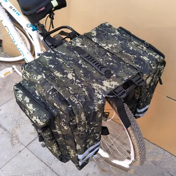 הסוואה האופניים הגדול Pack כפול אופני הרים את התיק על הגב אופניים מדף תיק הסוואה Pack כפול ציוד רכיבה