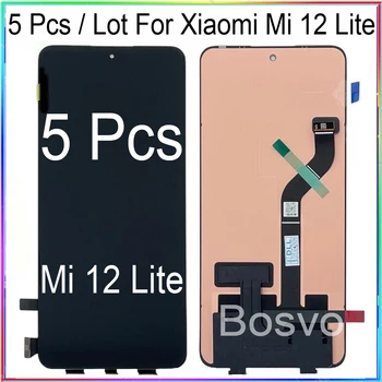 סיטונאי 5 חתיכות/הרבה Xiaomi Mi 12 לייט תצוגת מסך LCD עם מגע הרכבה