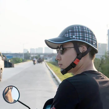כובע בייסבול סגנון קסדת אופניים מורחב ברים למבוגרים אופניים חשמליים, קסדות ספיגת זיעה ציוד מגן ציוד רכיבה על אופניים