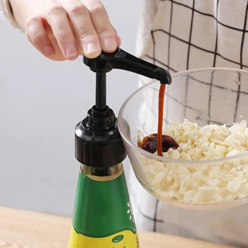 בקבוק סירופ זרבובית לחץ שמן ריסוס ביתיים משאבות שכיבות סוג מטבח נייד כלים בקבוקים פקק מיכל חם למכור חדשים