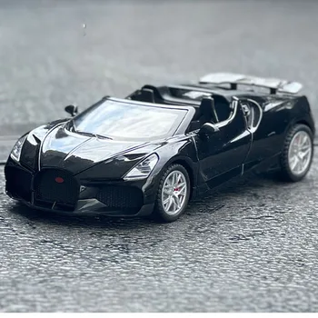 1:32 בוגאטי ויירון מיסטראל W16 מכונית סגסוגת דגם המכונית קול, אור צעצוע של ילדים אספנות, מתנת יום הולדת