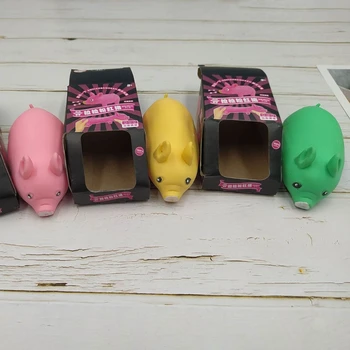 מיני חזיר לסחוט צעצוע לילדים מתנת יום הולדת שחרור מתח למבוגרים צורח צעצוע