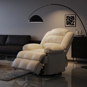 מעצב כורסה כיסא הטרקלין בקומה חדר שינה סלון עור לבן סלון הכיסא במשרד Cadeiras דה Escritorio ריהוט הבית
