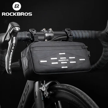 Rockbros התיק לפני הכידון רכיבה על אופניים שקית מסגרת הסל עמיד למים Multifuctional ח 
