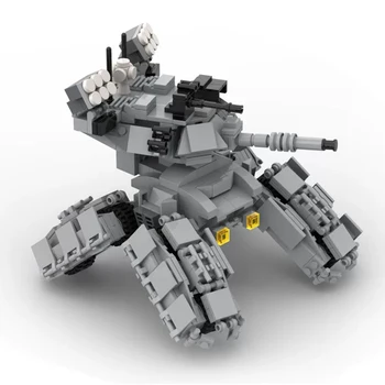 593PCS המשקל העיקרי קרב טנק ילדים צעצוע אבני הבניין פעולה Mecha לוחם דגם צעצוע של ילדים חייל רובוטים לבנים
