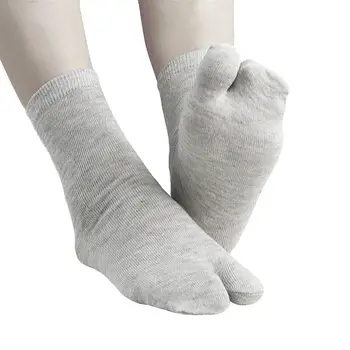 מעשי 1 זוג לשני המינים גברים כותנה נשים פליפ פלופ שתי אצבעות גרביים לפצל את הבוהן גרביים גרביים
