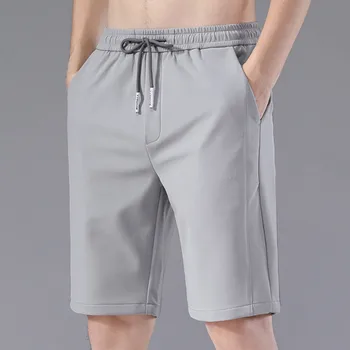 גברים נוח מזדמן קרח משי מהיר ייבוש בקיץ מכנסיים קצרים מושלם עבור גברים