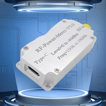 USB RF כוח מד תקשורת USB 100K-10GHZ מד צריכת חשמל בודק נתוני היצוא V5 עד 500kbps 2 מארק סמנים עבור הרדיו