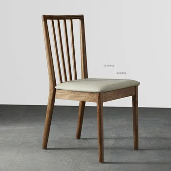 אמריקאי מלא עץ כסאות אוכל הביתה משענת פשוט פנאי האוכל הכיסא Nordic Hotel ומתן כיסא מטבח ריהוט