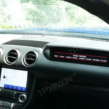 עבור פורד מוסטנג 2015 - 2019 אנדרואיד המכונית מכשיר מולטימדיה, תצוגת LCD טייס המחוונים לוח מחוונים דיגיטליים רכב
