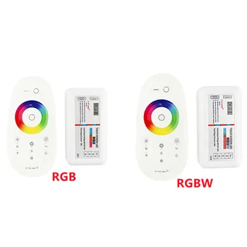 2.4 G RGBW RGB מגע LED הרצועה RF Controler מסך DC12-24V 18א בקר מרחוק ערוץ RGB / RGBW 5050 3528 5630 הרצועה
